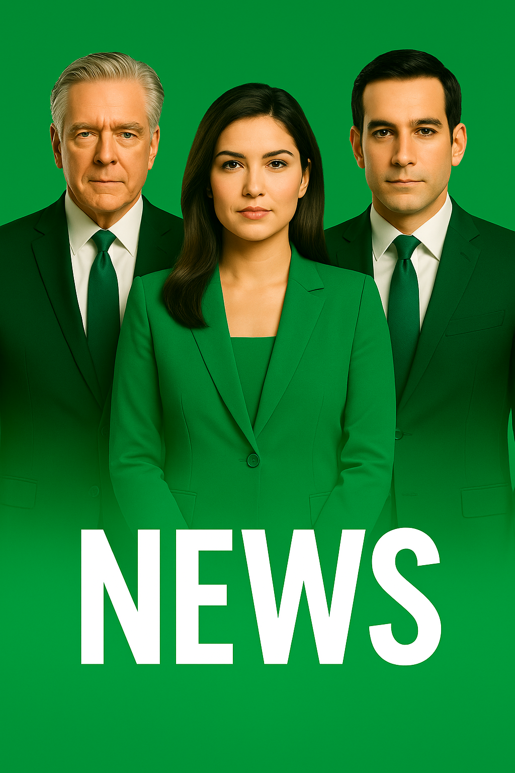 Portrait de Présentateurs de Nouvelles